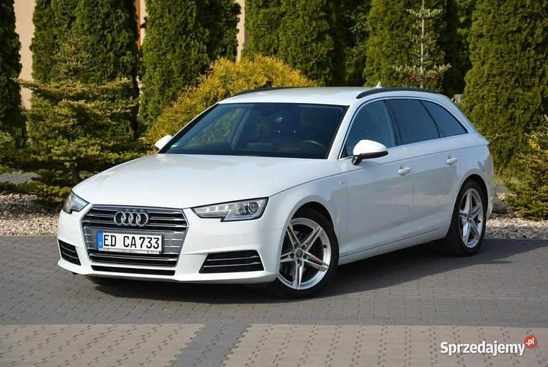 Biały Używany 2018 Audi A4 S-Line Kombi | 67 900 zł (Uczciwa cena) - Obraz 1/4