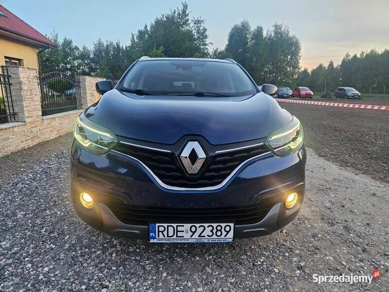 Niebieski Używany 2018 Renault Kadjar SUV | 66 900 zł (Uczciwa cena) - Obraz 1/4