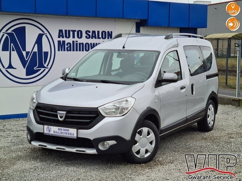 Srebrny Używany 2016 Dacia Dokker Stepway Van | 35 900 zł (Uczciwa cena) - Obraz 1/4