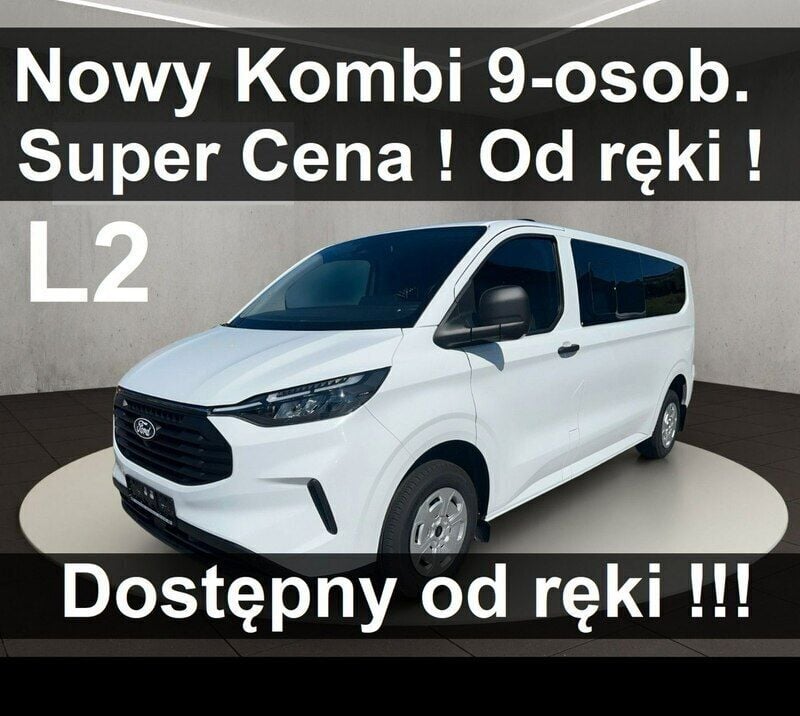 Biały Nowe 2024 Ford Transit Custom Trend Kombi | 188 067 zł - Obraz 1/4