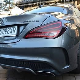 Szary perłowy Używany 2014 Mercedes CLA45 AMG AMG Sedan/Limuzyna | 83 000 zł - Obraz 1/2