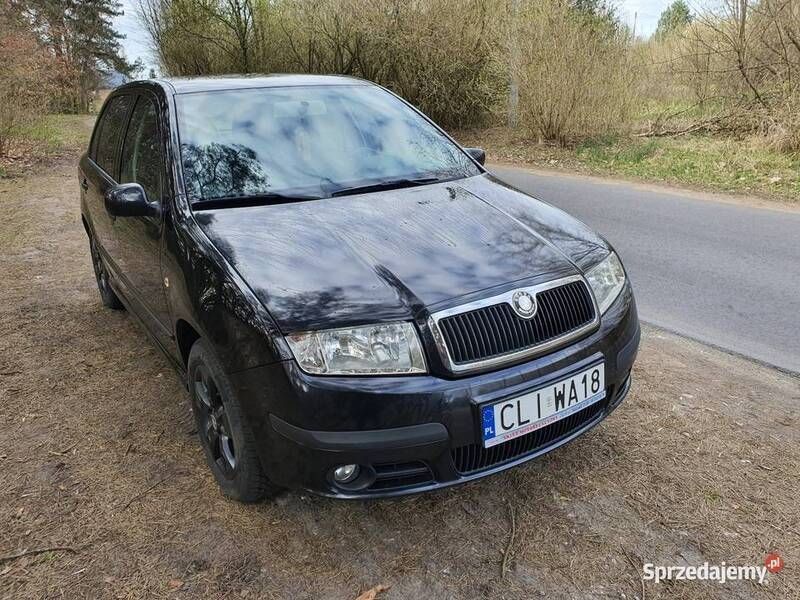 Czarny Używany 2005 Skoda Fabia Hatchback | 9900 zł (Drogi) - Obraz 1/4