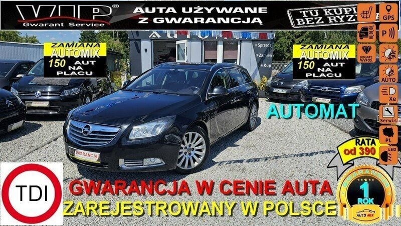 Czarny Używany 2011 Opel Insignia Kombi | 21 800 zł (Uczciwa cena) - Obraz 1/4
