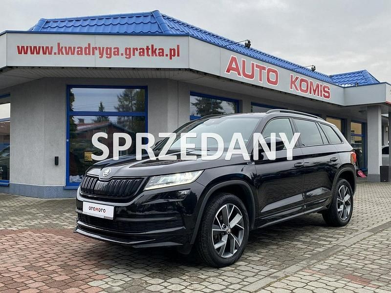 Czarny (metalik) Używany 2018 Skoda Kodiaq SUV | 118 000 zł - Obraz 1/1