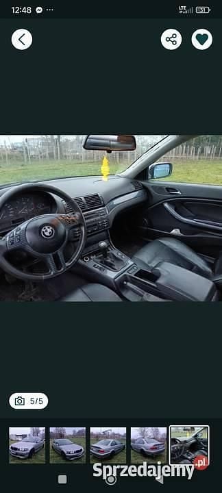 Używany BMW 320 2003 Coupe