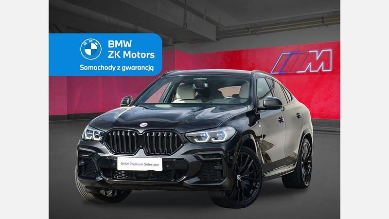 Czarny szafir metalizowany Używany 2022 BMW X6 Shadowline SUV | 339 900 zł (Uczciwa cena) - Obraz 1/3