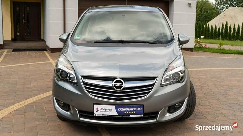 Szary Używany 2014 Opel Meriva Minivan | 29 800 zł (Dość drogi) - Obraz 1/4