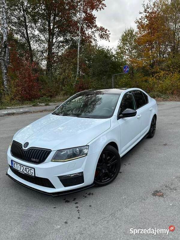 Biały Używany 2014 Skoda Octavia vRS Sedan/Limuzyna | 62 000 zł - Obraz 1/4
