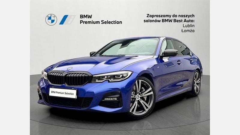 Niebieski portimao m metalizowany Używany 2021 BMW 330 Shadowline Sedan/Limuzyna | 179 900 zł (Dobra cena) - Obraz 1/3