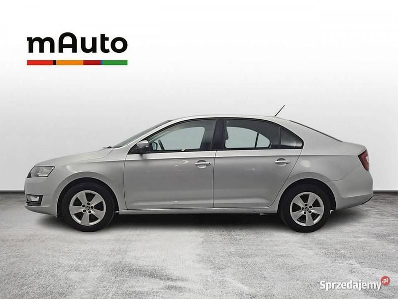 Srebrny (metalik) Używany 2019 Skoda Rapid Ambition Sedan/Limuzyna | 49 900 zł (Uczciwa cena) - Obraz 1/4
