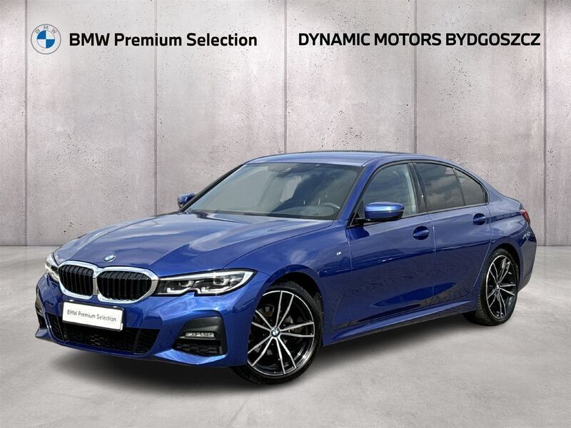 Portimao blue metallic metalizowany Używany 2021 BMW 320 Shadowline Sedan/Limuzyna | 149 900 zł (Dobra cena) - Obraz 1/3