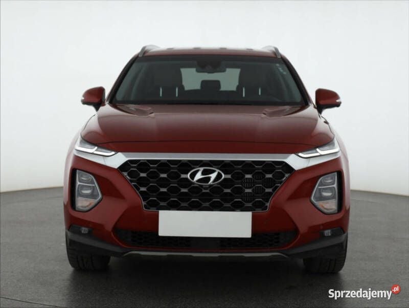 Czerwony Używany 2019 Hyundai Santa Fe SUV | 114 999 zł (Uczciwa cena) - Obraz 1/4
