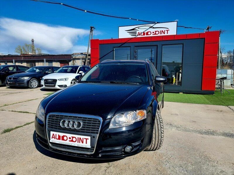 Czarny (metalik) Używany 2005 Audi A4 S-Line Sedan/Limuzyna | 16 900 zł - Obraz 1/4