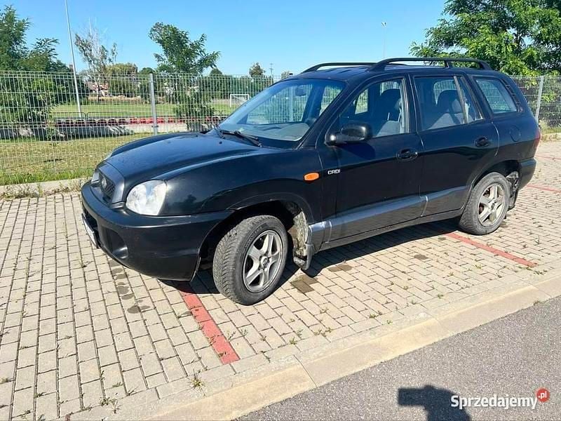 Czarny Używany 2005 Hyundai Santa Fe SUV | 7500 zł (Uczciwa cena) - Obraz 1/4