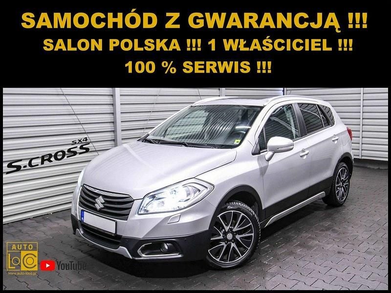 Srebrny (metalik) Używany 2014 Suzuki SX4 S-Cross SUV | 44 444 zł (Uczciwa cena) - Obraz 1/4