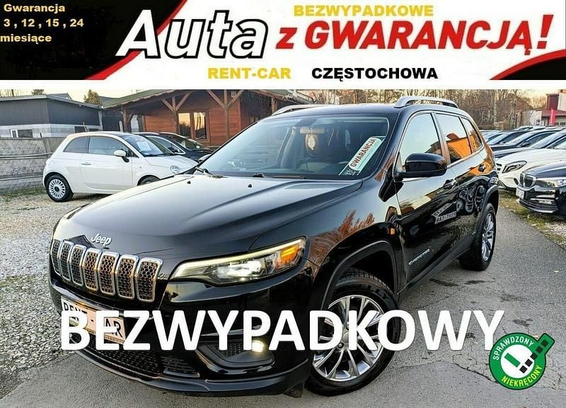 Czarny Używany 2018 Jeep Cherokee SUV | 60 900 zł (Uczciwa cena) - Obraz 1/4