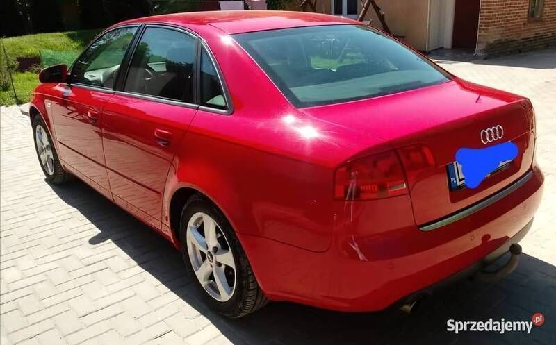Czerwony Używany 2006 Audi A4 Sedan/Limuzyna | 17 000 zł - Obraz 1/4