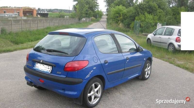 Niebieski Używany 2000 Peugeot 206 Hatchback | 3300 zł (Uczciwa cena) - Obraz 1/4