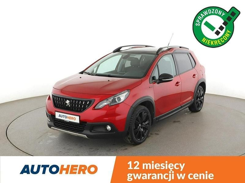 Czerwony Używany 2018 Peugeot 2008 SUV | 45 500 zł (Uczciwa cena) - Obraz 1/3