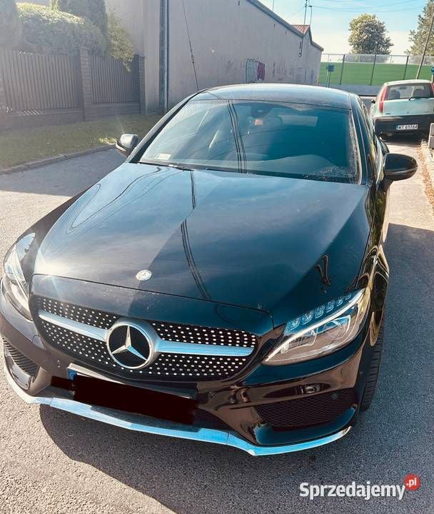 Czarny Używany 2016 Mercedes C200 Coupe | 84 000 zł (Dość drogi) - Obraz 1/4