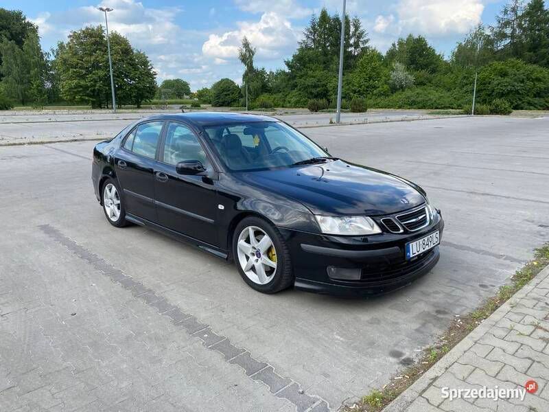 Używany Saab 9-3 Aero 252 KM (185 kW) 2005 Czarny Sedan/Limuzyna