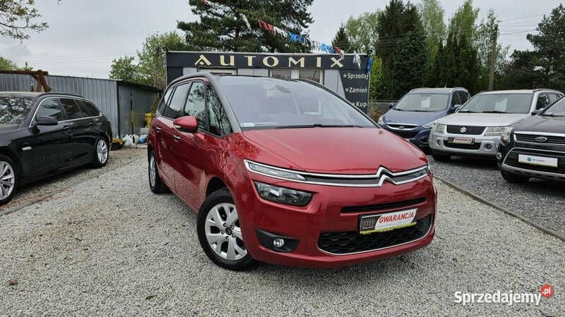 Czerwony Używany 2013 Citroën Grand C4 Picasso Minivan | 32 600 zł (Dość drogi) - Obraz 1/3