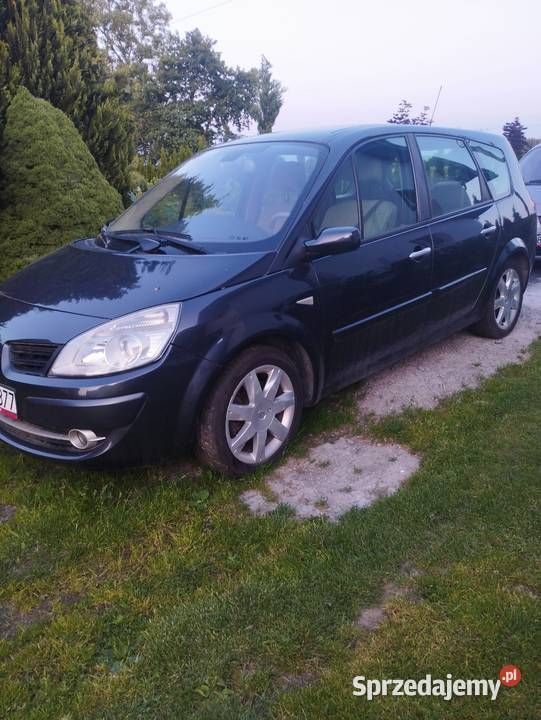 Grafitowy Używany 2007 Renault Grand Scénic II Minivan | 10 900 zł (Drogi) - Obraz 1/4