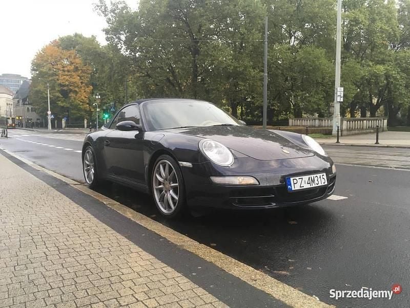 Granatowy Używany 2008 Porsche 911 Carrera S Cabriolet Kabriolet | 186 000 zł - Obraz 1/4