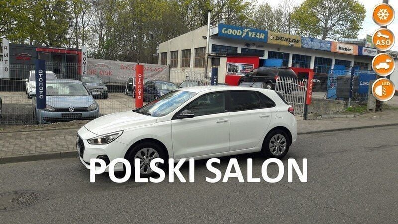Biały Używany 2018 Hyundai i30 GO! Hatchback | 53 900 zł (Uczciwa cena) - Obraz 1/4