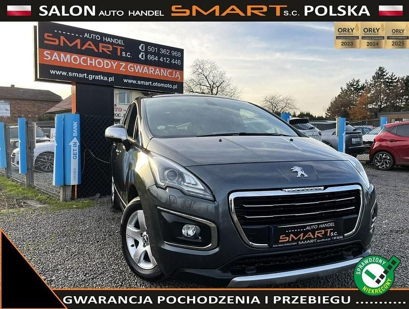 Szary (metalik) Używany 2015 Peugeot 3008 Minivan | 36 900 zł - Obraz 1/4