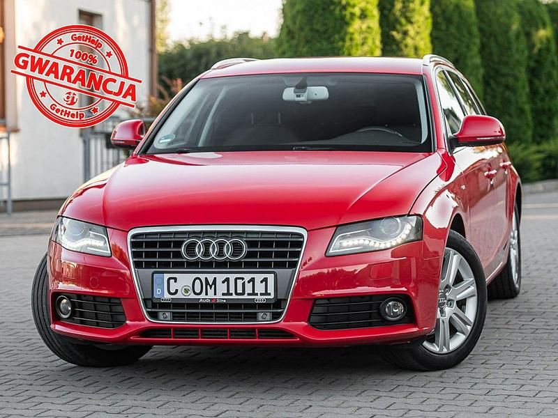 Czerwony Używany 2009 Audi A4 S-Line Kombi | 29 700 zł (Uczciwa cena) - Obraz 1/4