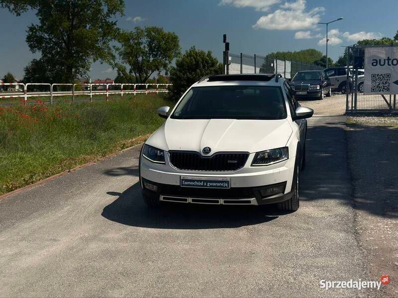 Biały Używany 2015 Skoda Octavia Kombi | 50 999 zł (Uczciwa cena) - Obraz 1/4