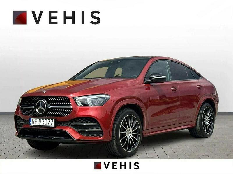Czerwony Używany 2021 Mercedes GLE400 SUV | 286 900 zł - Obraz 1/4