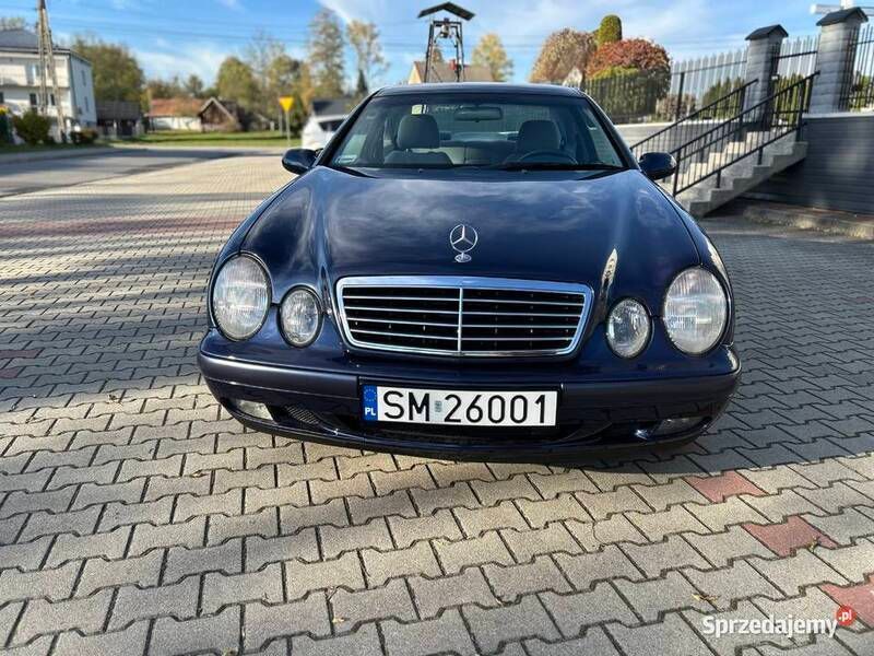 Granatowy Używany 1999 Mercedes CLK200 Coupe | 34 000 zł - Obraz 1/4