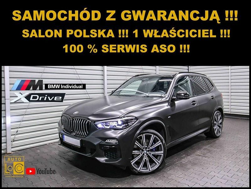Czarny Używany 2019 BMW X5 SUV | 194 999 zł (Uczciwa cena) - Obraz 1/4