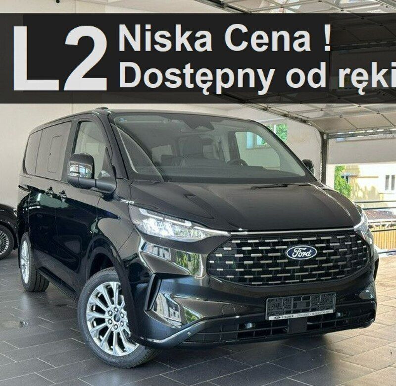 Czarny Nowe 2024 Ford Tourneo Custom Titanium Sedan/Limuzyna | 258 300 zł (Uczciwa cena) - Obraz 1/4