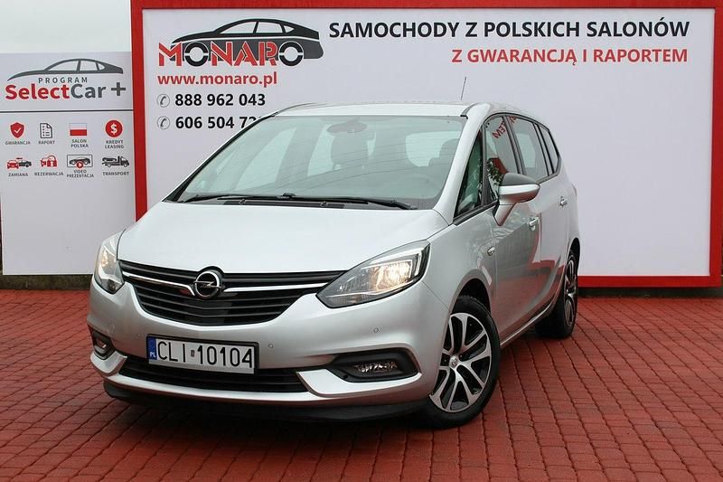 Srebrny (metalik) Używany 2019 Opel Zafira Life Minivan | 39 900 zł - Obraz 1/4