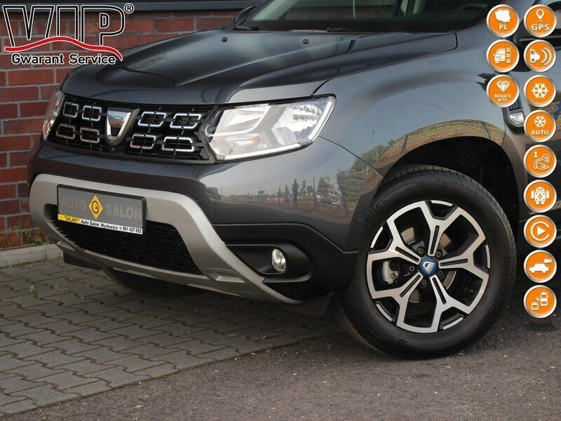Szary (metalik, perła) Używany 2021 Dacia Duster SUV | 61 990 zł (Uczciwa cena) - Obraz 1/4