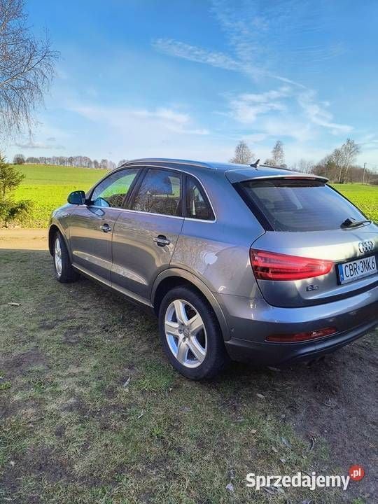 Szary Używany 2013 Audi Q3 SUV | 62 500 zł (Uczciwa cena) - Obraz 1/4