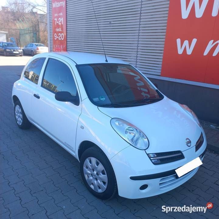 Biały Używany 2007 Nissan Micra Hatchback | 8900 zł (Uczciwa cena) - Obraz 1/3