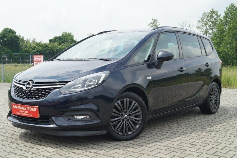 Niebieski ciemny (metalik) Używany 2019 Opel Zafira Minivan | 64 700 zł (Dość drogi) - Obraz 1/4