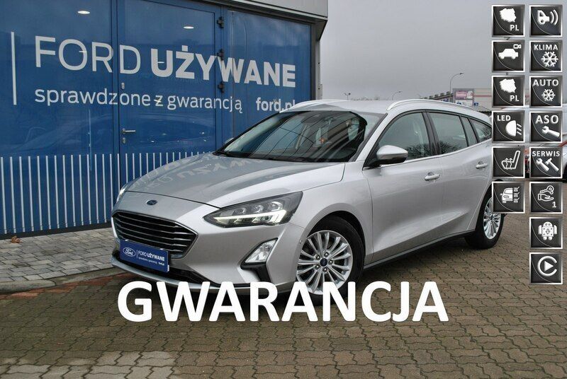 Srebrny Używany 2020 Ford Focus Titanium Kombi | 54 900 zł (Dość drogi) - Obraz 1/4