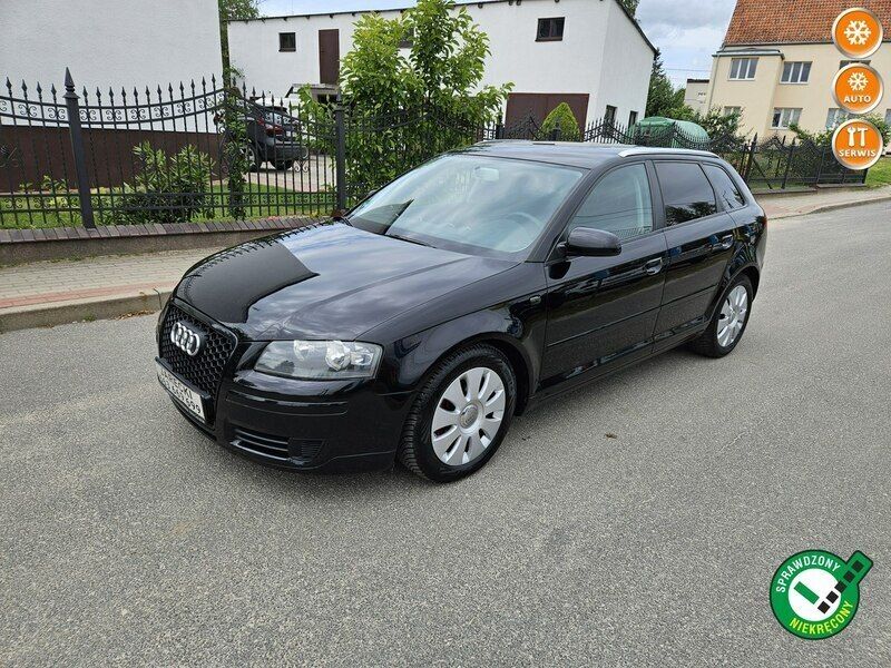 Czarny Używany 2008 Audi A3 Hatchback | 19 499 zł (Uczciwa cena) - Obraz 1/4