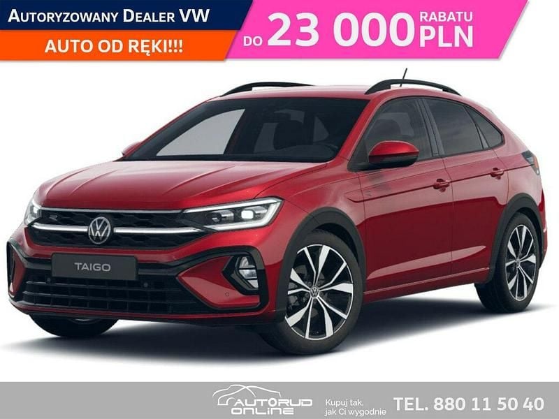 Nowe VW Taigo 150 KM (110 kW) 2025 Czerwony (metalik) SUV