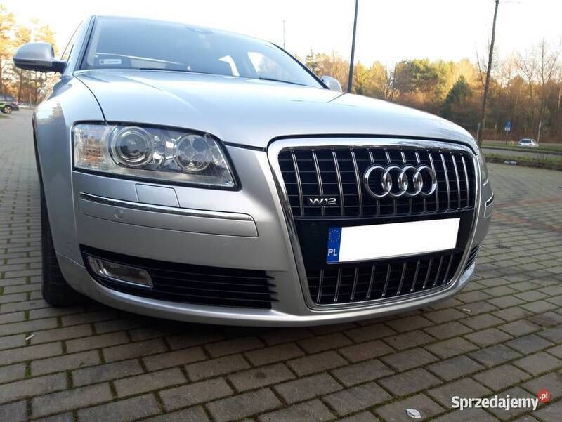 Srebrny Używany 2008 Audi A8L Sedan/Limuzyna | 72 900 zł - Obraz 1/4