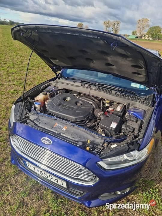 Niebieski Używany 2016 Ford Fusion Sedan/Limuzyna | 42 500 zł (Super Cena) - Obraz 1/4