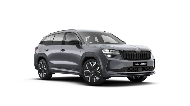 Szary steel niemetalizowany Nowe 2025 Skoda Kodiaq SportLine SUV | 248 650 zł (Uczciwa cena) - Obraz 1/4