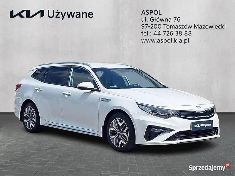 Biały Używany 2019 Kia Optima Kombi | 84 900 zł - Obraz 1/4