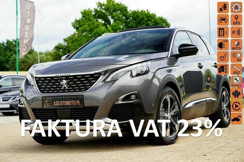 Szary Używany 2021 Peugeot 3008 GT SUV | 97 700 zł (Uczciwa cena) - Obraz 1/4