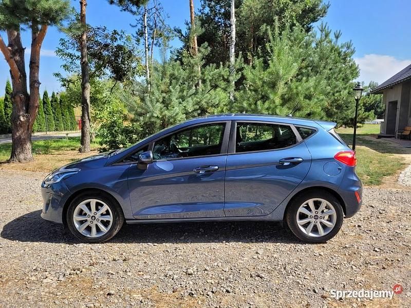 Niebieski Używany 2019 Ford Fiesta Hatchback | 42 900 zł - Obraz 1/4